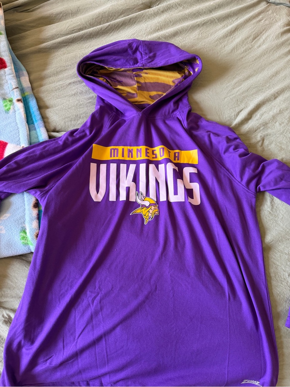 Minnesota Vikings Purple Hooded Sweatshirt